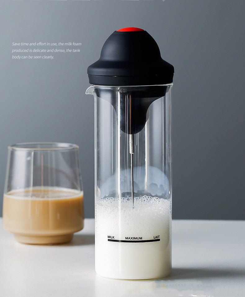 Milk Frother Latte Beverage Mixing Cup