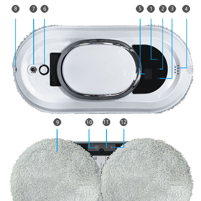 Remote Control Intelligent Multi Scene Window Cleaner